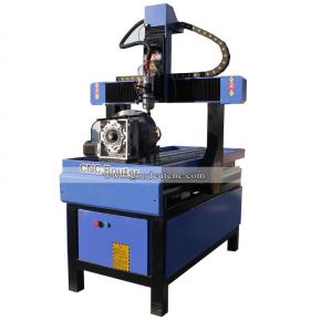 GC6012-TR 6090 6012 Machine de gravure de routeur CNC rotatif à 4 axes avec réservoir d'eau pour bois en métal mou