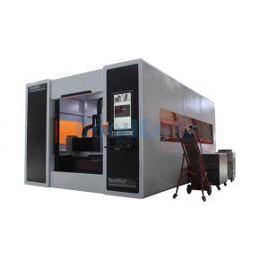 GC1530FC-D Machine de découpe au laser à fibre avec table d'échange et couvercle de protection pour la découpe du métal