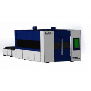 GC1530FC-D Machine de découpe au laser à fibre de découpe de métal à double tables